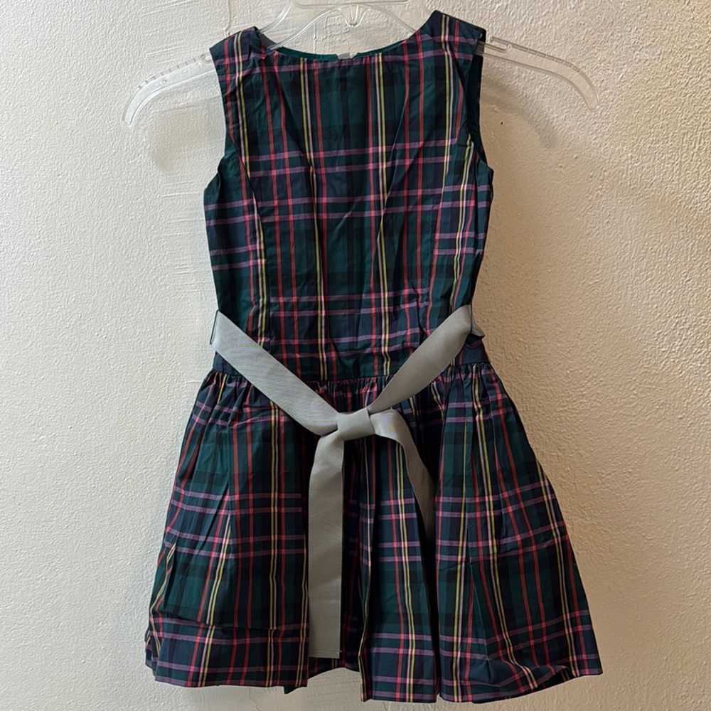 NWT Crewcuts Green and Pink Casual Dress